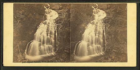 Crystal Cascade, White Mountains, N.H, by Bierstadt Brothers