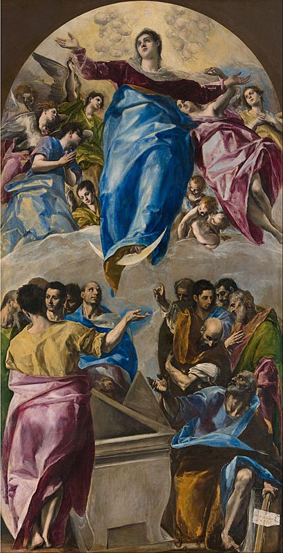 Domenikos Theotokópoulos, called El Greco - The Assumption of the Virgin - Google Art Project.jpg