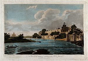 Fort at Agra, seen from the river Yamuna, Uttar Pradesh. Col Wellcome V0050443