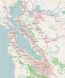 Los Gatos, California is located in San Francisco Bay Area