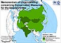 Map Signatories to Siberian Crane MoU