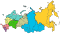Map of Russian districts, 2016-07-28