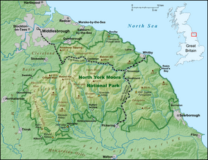 North York Moors map en