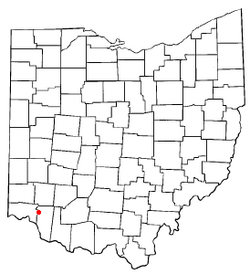 Location of Milford, Ohio