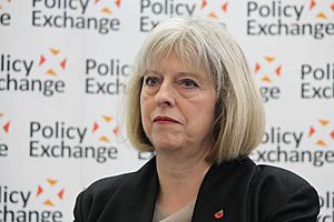 Rt Hon Theresa May MP, Home Secretary, at 'The Pioneers Police and Crime Commissioners, one year on' (10725847516)
