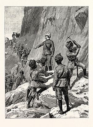 The Fighting near Gilgit on the North-Western Frontier of India, 1891.jpg