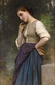 The Shepherdess by William Adolphe Bouguereau