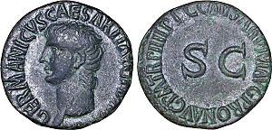 As à l'effigie de Germanicus