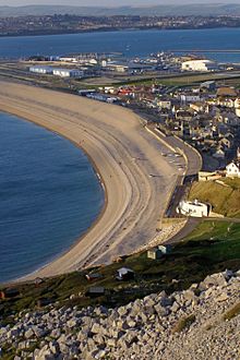 Chesil cove from west cliff portland dorset