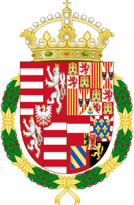 Coat of Arms of Mary of Austria as Queen of Hungary