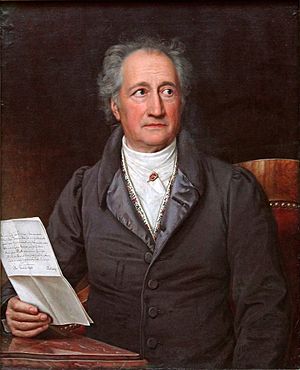 Goethe in 1828, by Joseph Karl Stieler