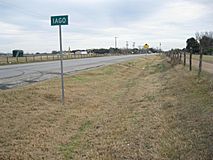 Iago Texas Road Sign