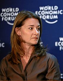 Melinda Gates, Davos 2009