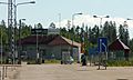 Poste frontière russe près de Vartius, finlande