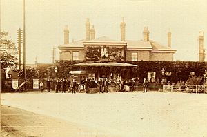 Saxmundham Station circa 1901 - geograph.org.uk - 926665