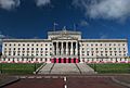 Stormont Parliament Buildings during Giro d'Italia, May 2014(6)