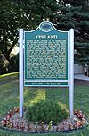 Ypsilanti Historical Marker Ypsilanti Michigan.JPG