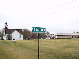 Sign for Absaraka
