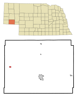 Location of Potter, Nebraska