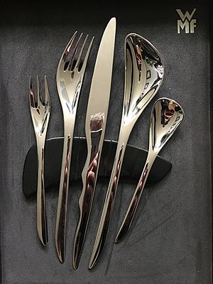 Cutlery designed by Zaha Hadid for company WMF, 2007