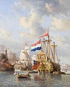 Everhardus Koster - Anno 1667. De tocht naar Chatham - SA 4953 - Amsterdam Museum