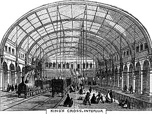King's Cross Metropolitan Railway Station, Interior - 1862
