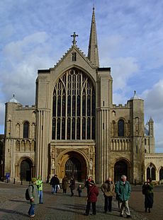 Norwich Cathedral Facade