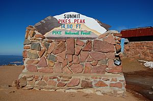 Pikes-Peak Summit-Sign 2012-10-21