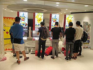 Pokkén near Mega Tokyo Pokémon Center 2