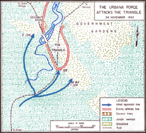 Urbana Force attacks the Triangle, 24 Nov 42