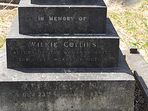 Wilkie Collins, Kensal Green Cemetery 02