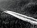 1955. Ford tri-motor spraying DDT. Western spruce budworm control project. Powder River control unit, OR. (32213742634)