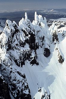 Aghileen Pinnacles Mountains in Izembek National Wildlife Refuge.