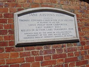 Chawton-Austen-House-plaque