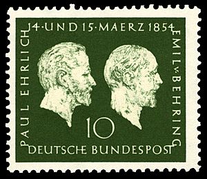 DBP 1954 197 Paul Ehrlich und Emil Behring