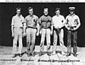 Five early American naval aviators at Pensacola, Florida