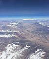 Fly over Pamir Mountains and Karakoram Highway
