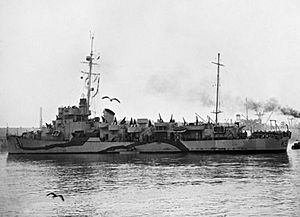 HMS Lawford 1944 IWM A 21817