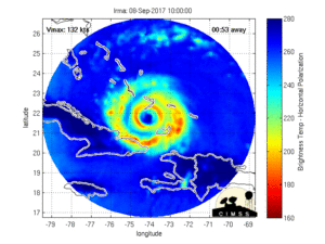 Irma near Cuba MMI
