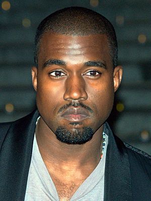Kanye West at the 2009 Tribeca Film Festival (cropped)