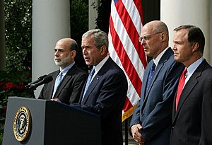 President Bush Discusses Economy 2008-9-19