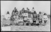 Scene in Geronimo's camp