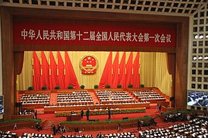The 1st Session of the 12th National People's Congress open 20130305