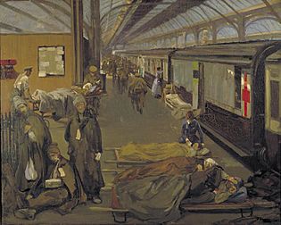 The Wounded At Dover, 1918 by John Lavery