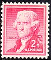 Thomas Jefferson Regular Issues 1954-2c