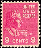 William Henry Harrison2 1938 Issue-9c