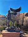 John Denver "Spirit" statue, Red Rocks Park, Morrison, Colorado