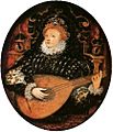 Nicholas Hilliard Elizabeth I Playing the Lute c. 1580
