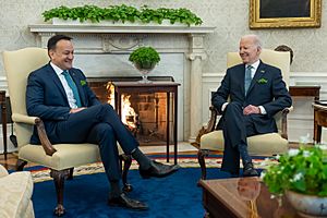 President Joe Biden and Irish Taoiseach Leo Varadkar 2023