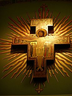 San Damiano Crucifix replica Santa Fe NewMexicoPA300105